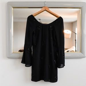 Chaser black star embellished dress